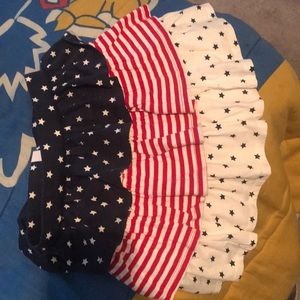 Young girls 4th of July Skirt